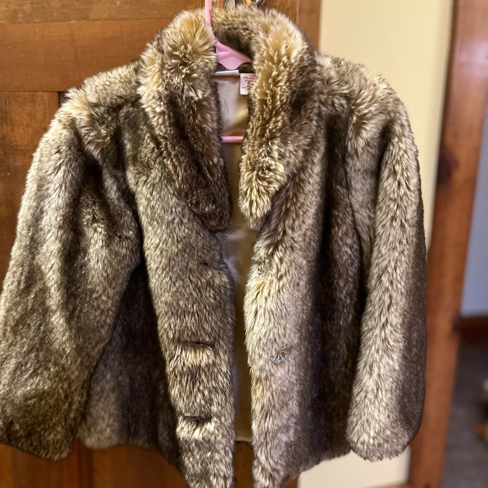 Toddler Faux Fur Long Coat